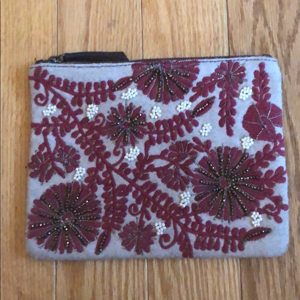 Anthropologie Beached Clutch